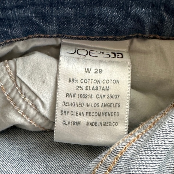 Joe's Jeans Skinny Jeans Tibbie Medium Blue Wash Size 29 - Picture 8 of 8